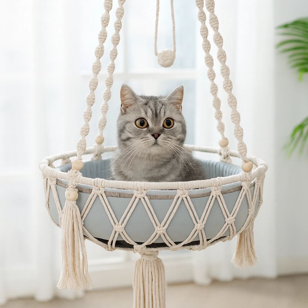 Hängande Kattgunga i Bomull