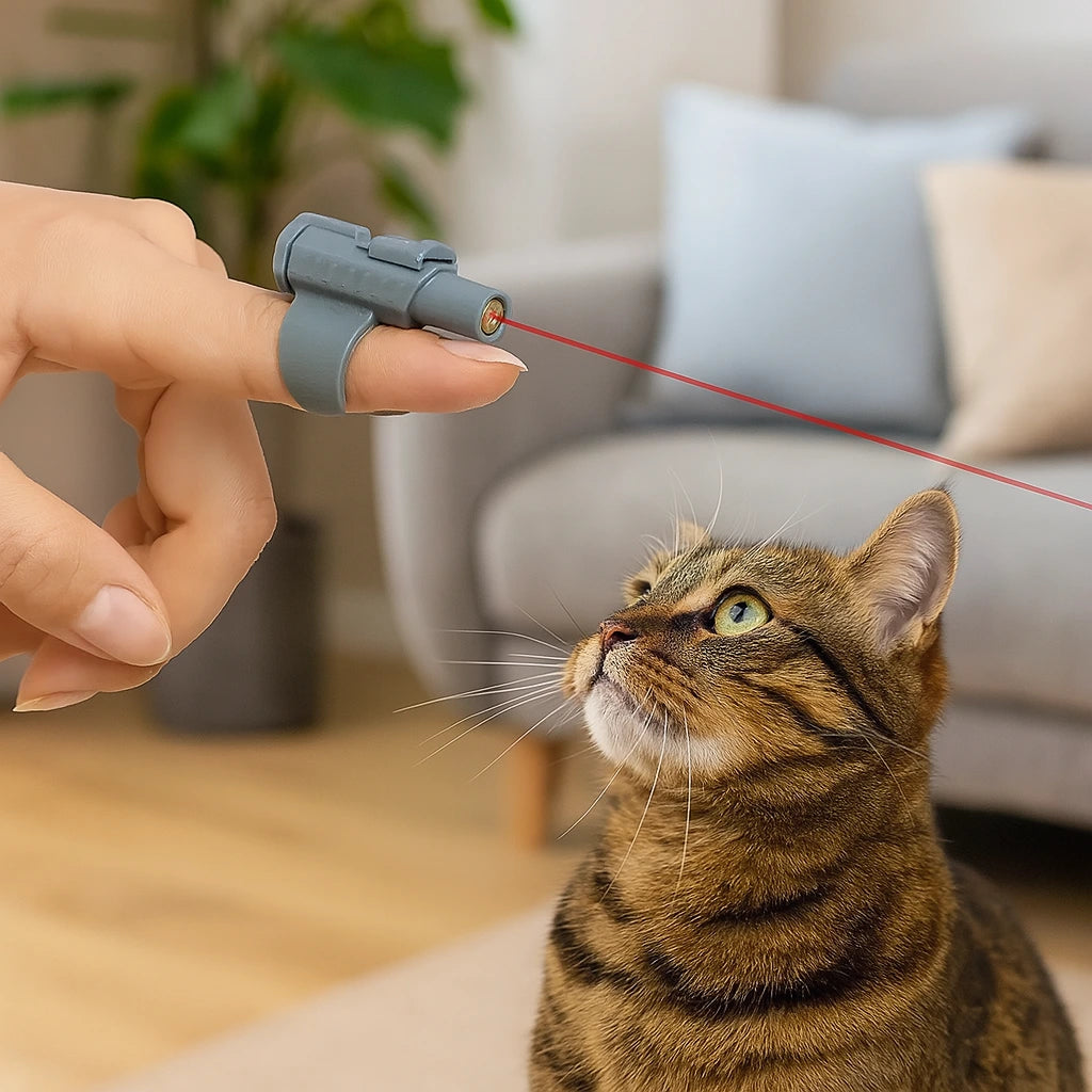 Mini Fingerlaser för Katter