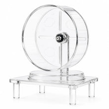 Tyst hamsterhjul i transparent design