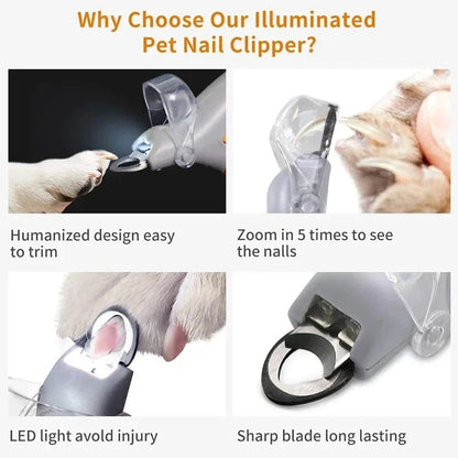 Klotång med LED-ljus