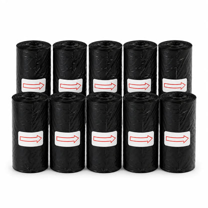 Hundbajspåsar 150-pack – 10 Rullar med Starka Påsar